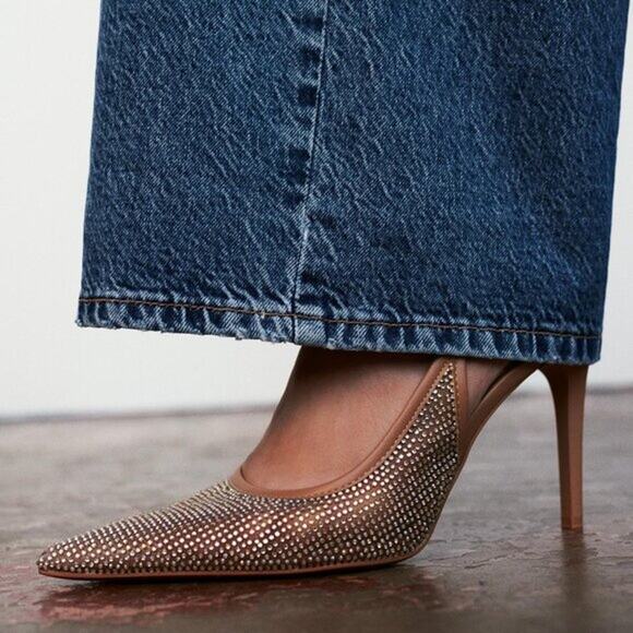 ZARA Pointed Toe Slingbacks NWT - Picture 8 of 16